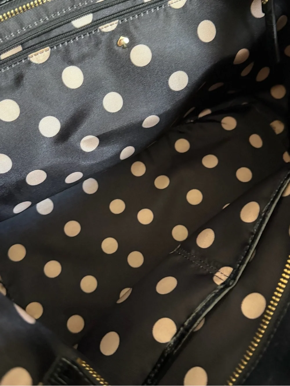 KATE SPADE Black Shoulder Tote Bag